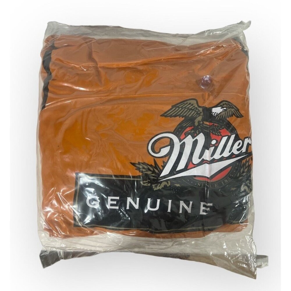 Vtg NEW MILLER GENIUNE BEER 48" Inflatable Basketball LARGE Blow Up 2001 GENESIS